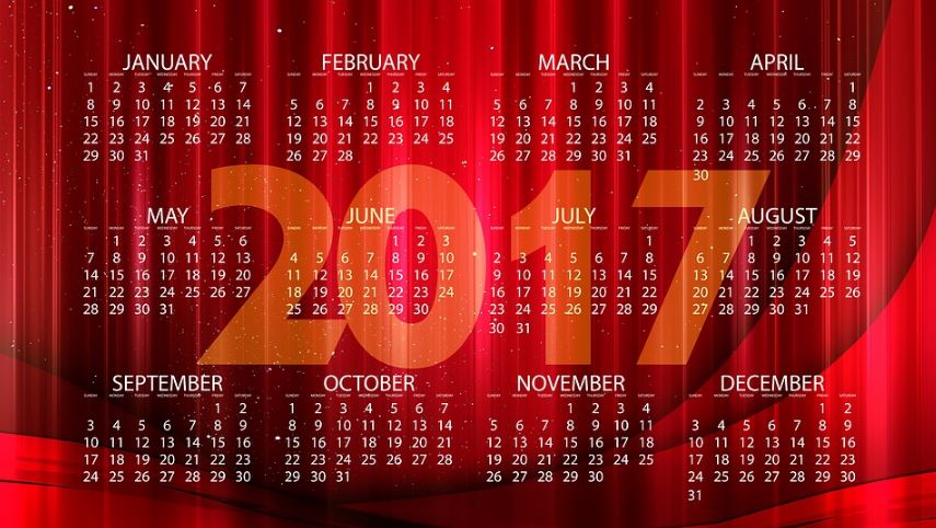 Calendarios 2017
