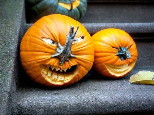 Imagenes de calabazas que den miedo para Halloween