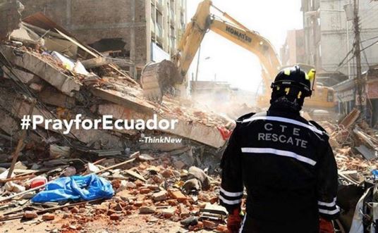 imagenes de ecuador por el terremoto