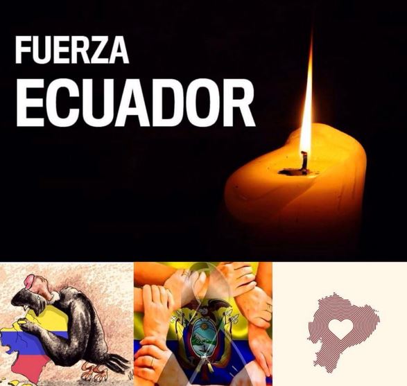 terremoto en ecuador imagenes para facebook