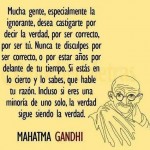 Frases de Mahatma Gandhi para compartir